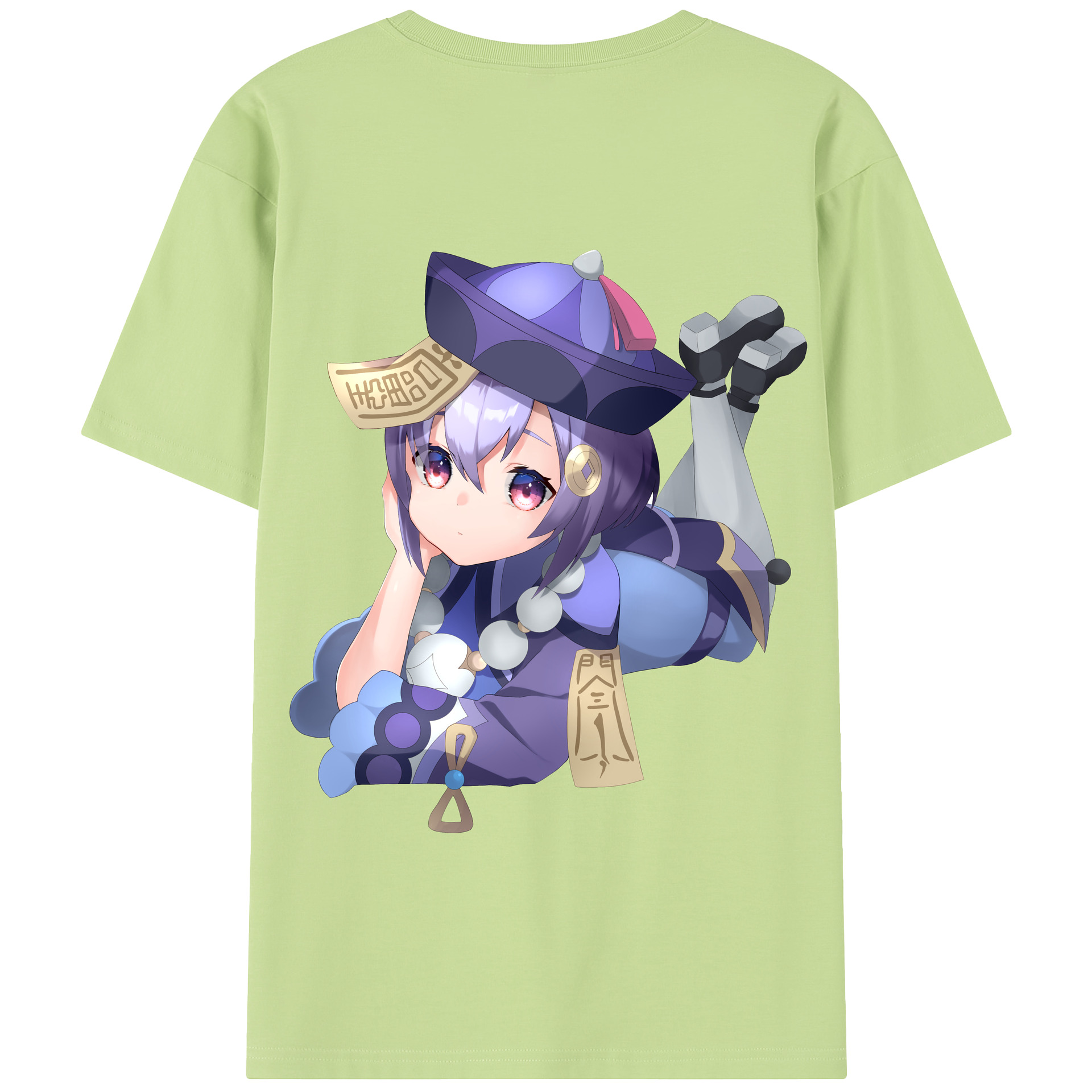 げんし神 七七 なな  genshin Nana 綿100％半袖Tシャツ（背面プリント）